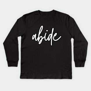 Abide W Kids Long Sleeve T-Shirt